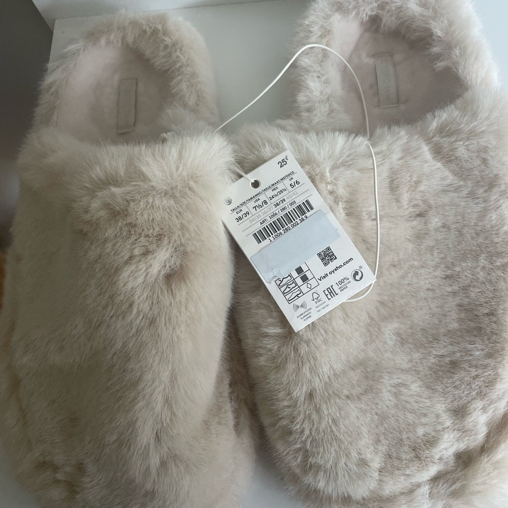 Cozy Cream Slippers